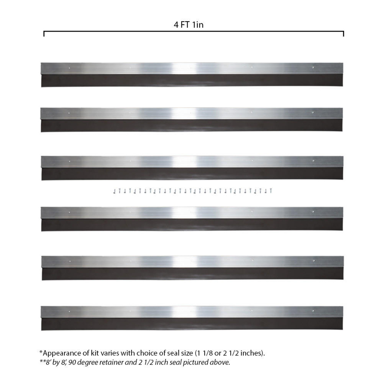 Storm Shield Standard Straight EPDM Rubber Seal Kit 