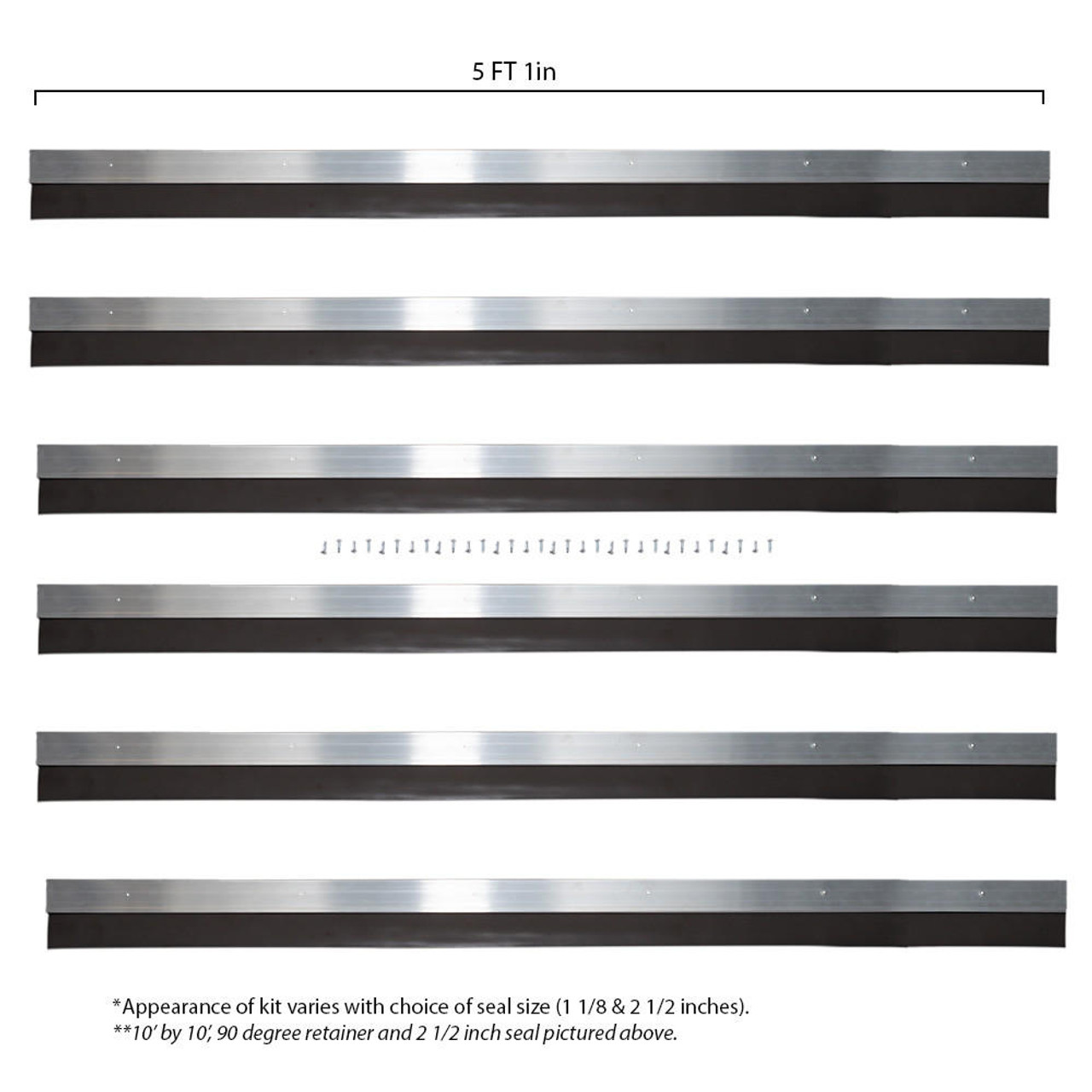 Storm Shield Standard Straight EPDM Rubber Seal Kit 