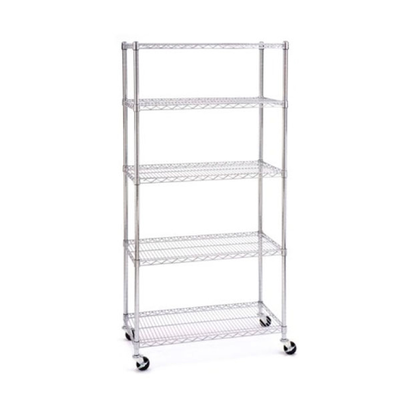 18″ x 36″ x 72″ 5-Tier Wire Shelving