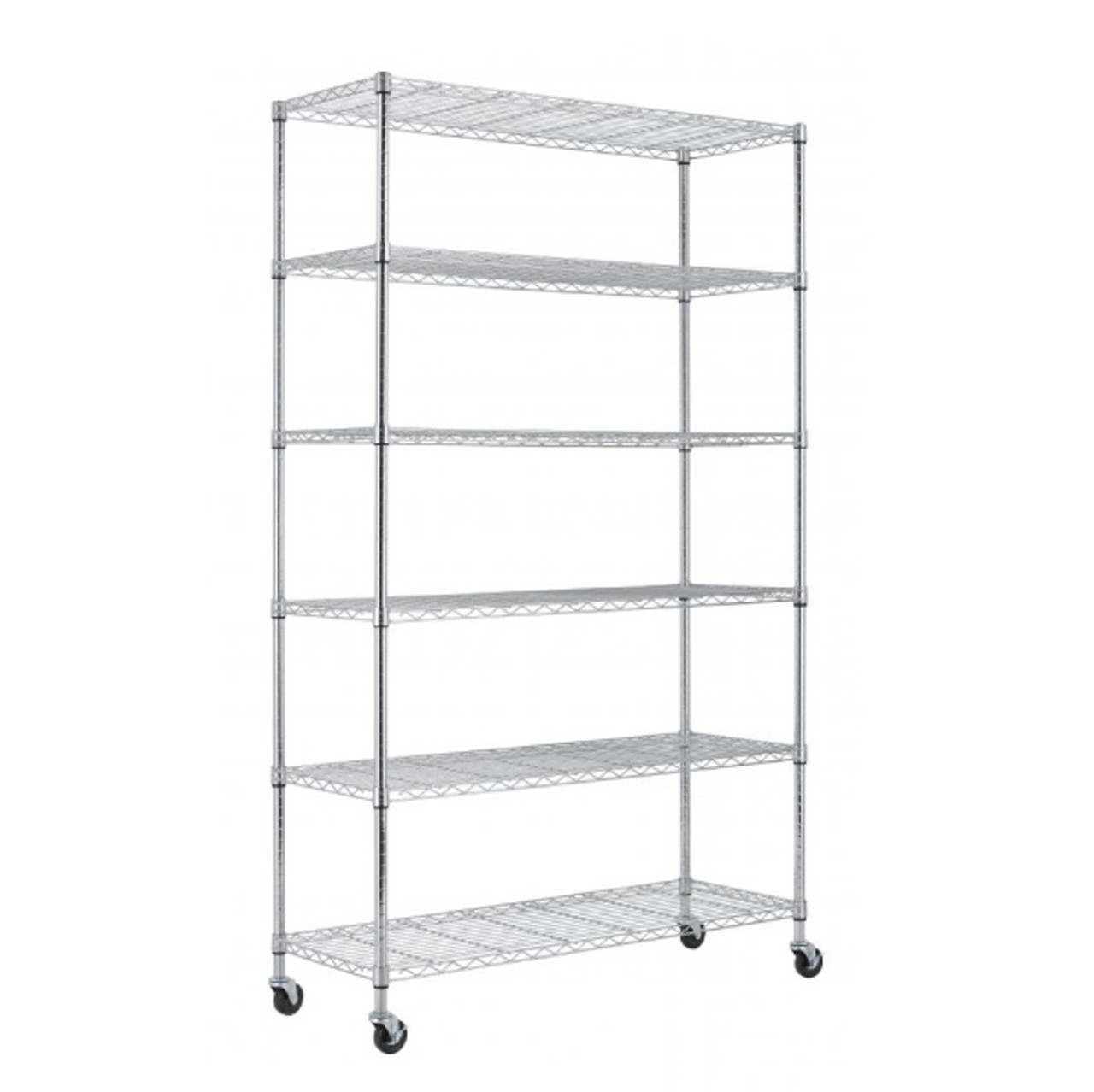 18″ x 48″ x 72″ 6-Tier Wire Shelving