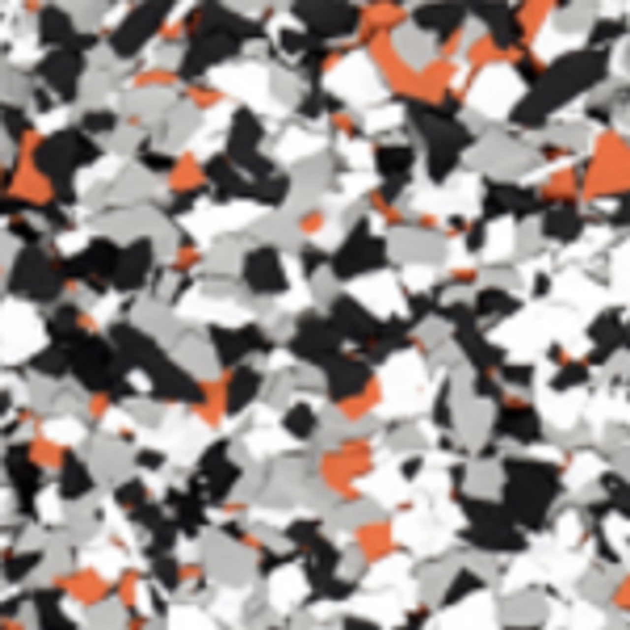 Epoxy Flake Black/White/Gray/Orange