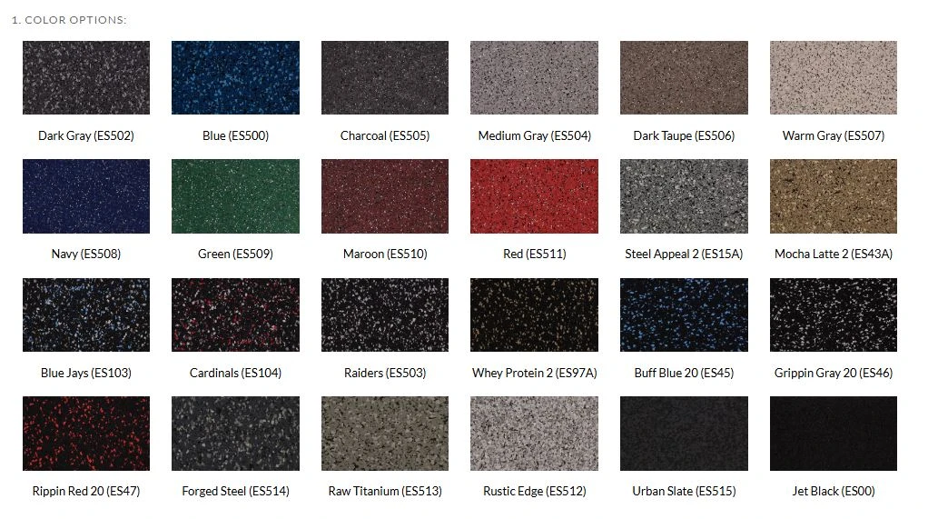 Ecore Basic Fit Colors