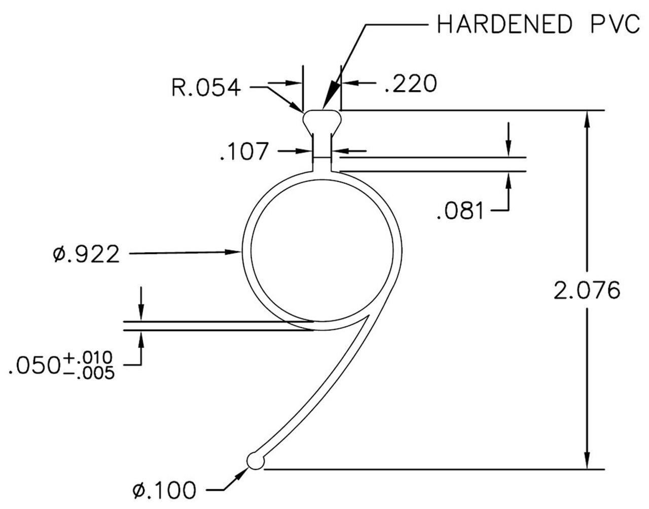 Trac-Rite 502305 Replacement Bottom Seal