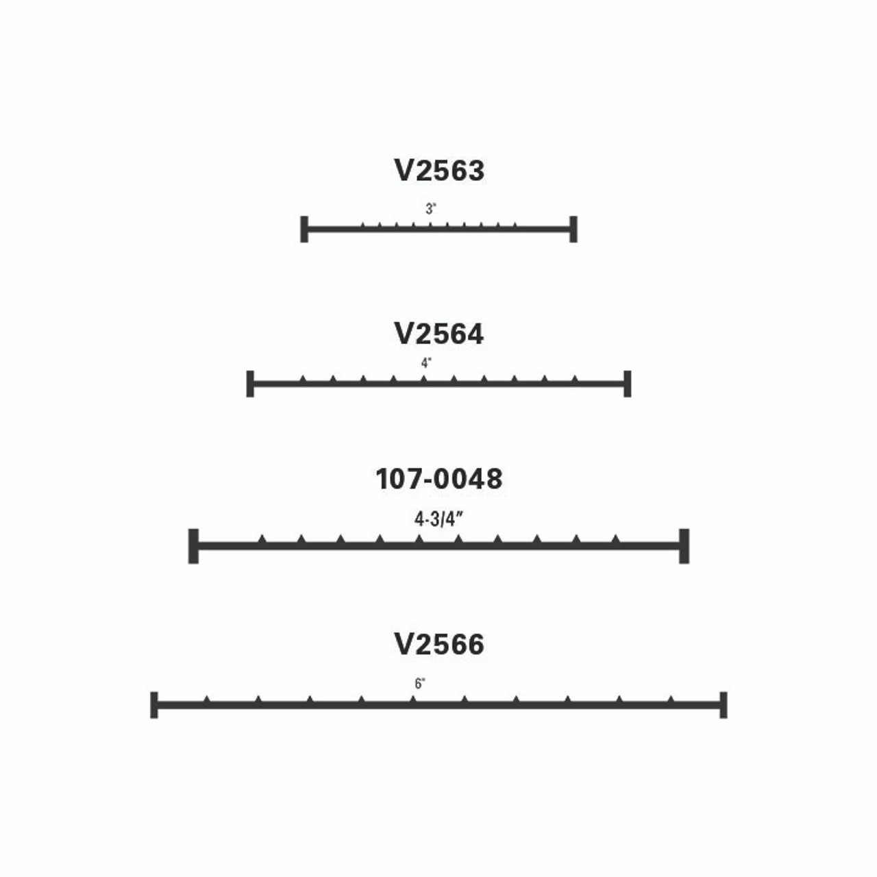 Vinyl Seal 1/4" T-End 4 3/4" (BY THE FOOT)