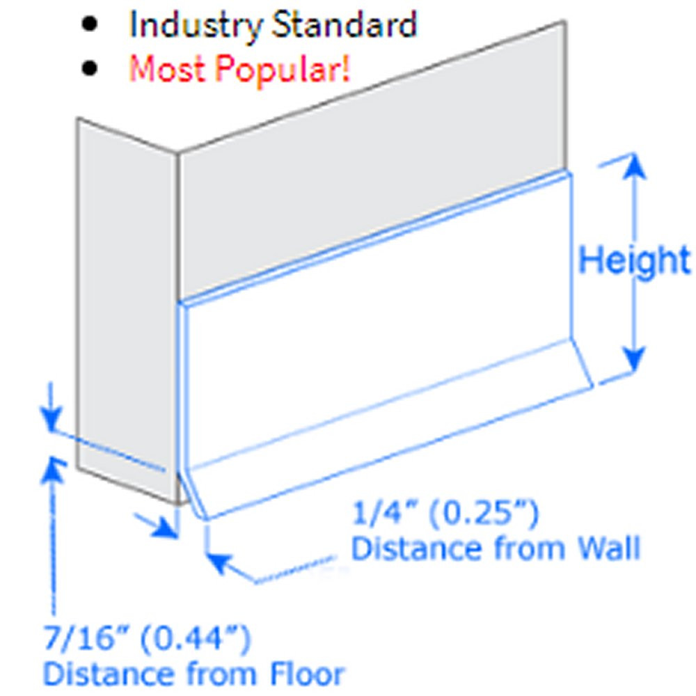Elite Xpressions Architectural Anodized Colors Aluminum Wall Base