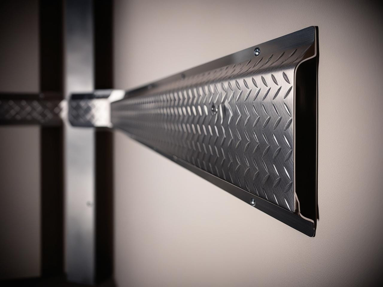 Diamond Plate Aluminum Custom Bends Metal Wall Protector Panels