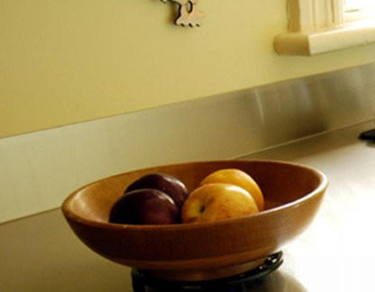 Light Brushed Aluminum 14 GA Wall Base (Heights: 2", 4", 4-3/4", 6", 8")