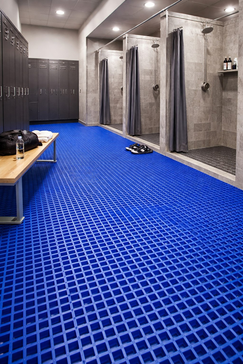 DuraGrid Cushion Tile Locker Flooring