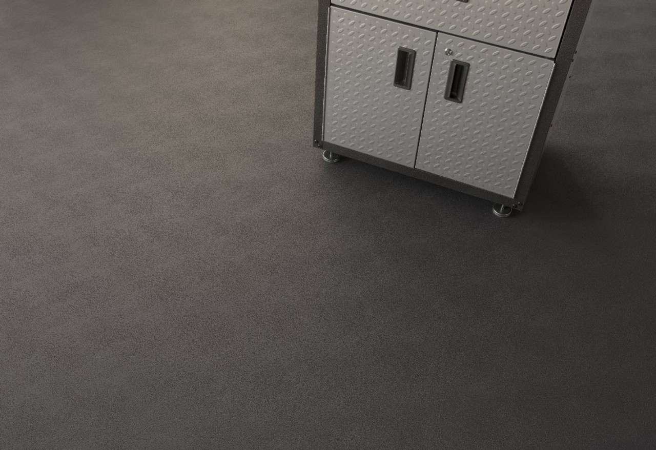 10' W x 24' L Ribbed or Levant 55 Mil G-Floor Clear Mat