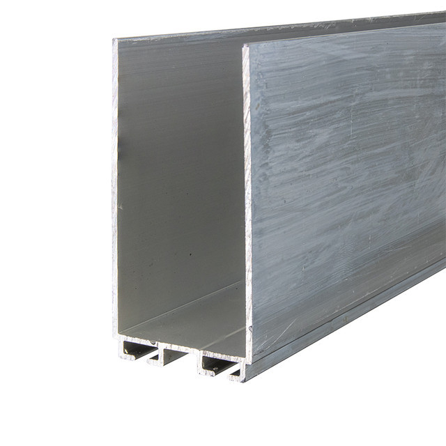 U-Shape 1-3/8" x 3" Aluminum Bottom Seal Retainer