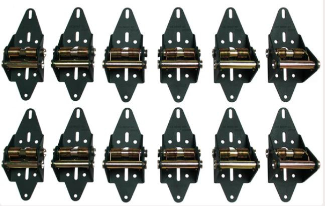  Green Hinge System 7 Panel Commercial Door (12 Hinges) 