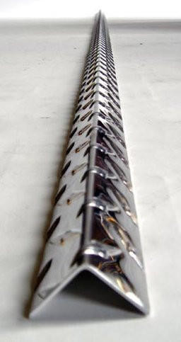 Corner Protector Diamond Plate Aluminum 14 GA (Wings 1", 2", 3", 4") 