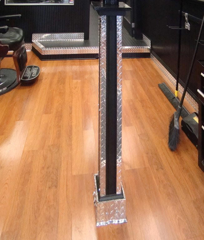 Corner Protector Diamond Plate Aluminum 14 GA (Wings 1", 2", 3", 4") 