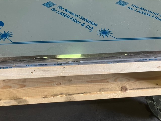 Sheets - several dents on outer edge.