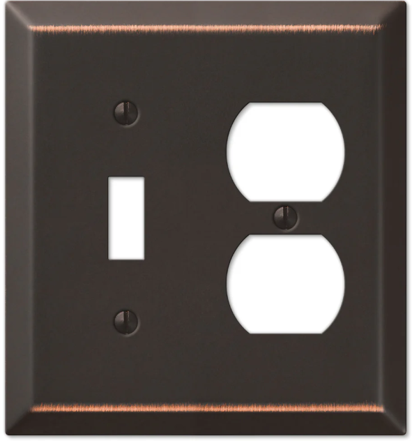 Century Aged Bronze Switch Cover