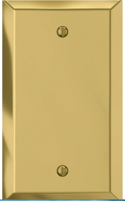 Century Polished Brass Switch Cover