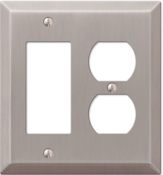 Century Brushed Nickel Switch Cover