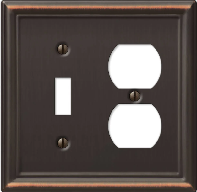 Chelsea Aged Bronze Switch Cover