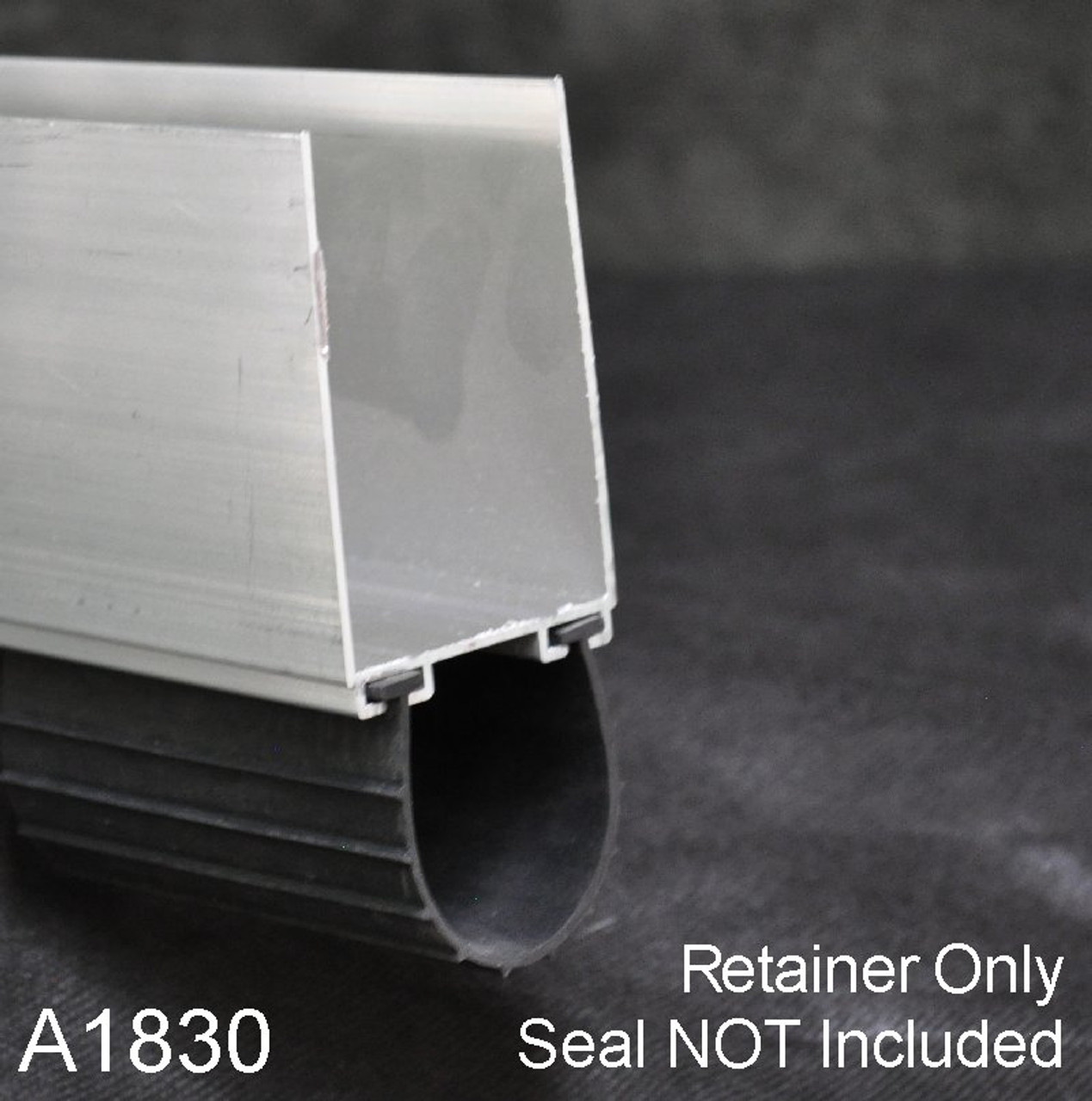 Aluminum Garage Door Bottom Seal Retainer (Seal Not Included) A1830