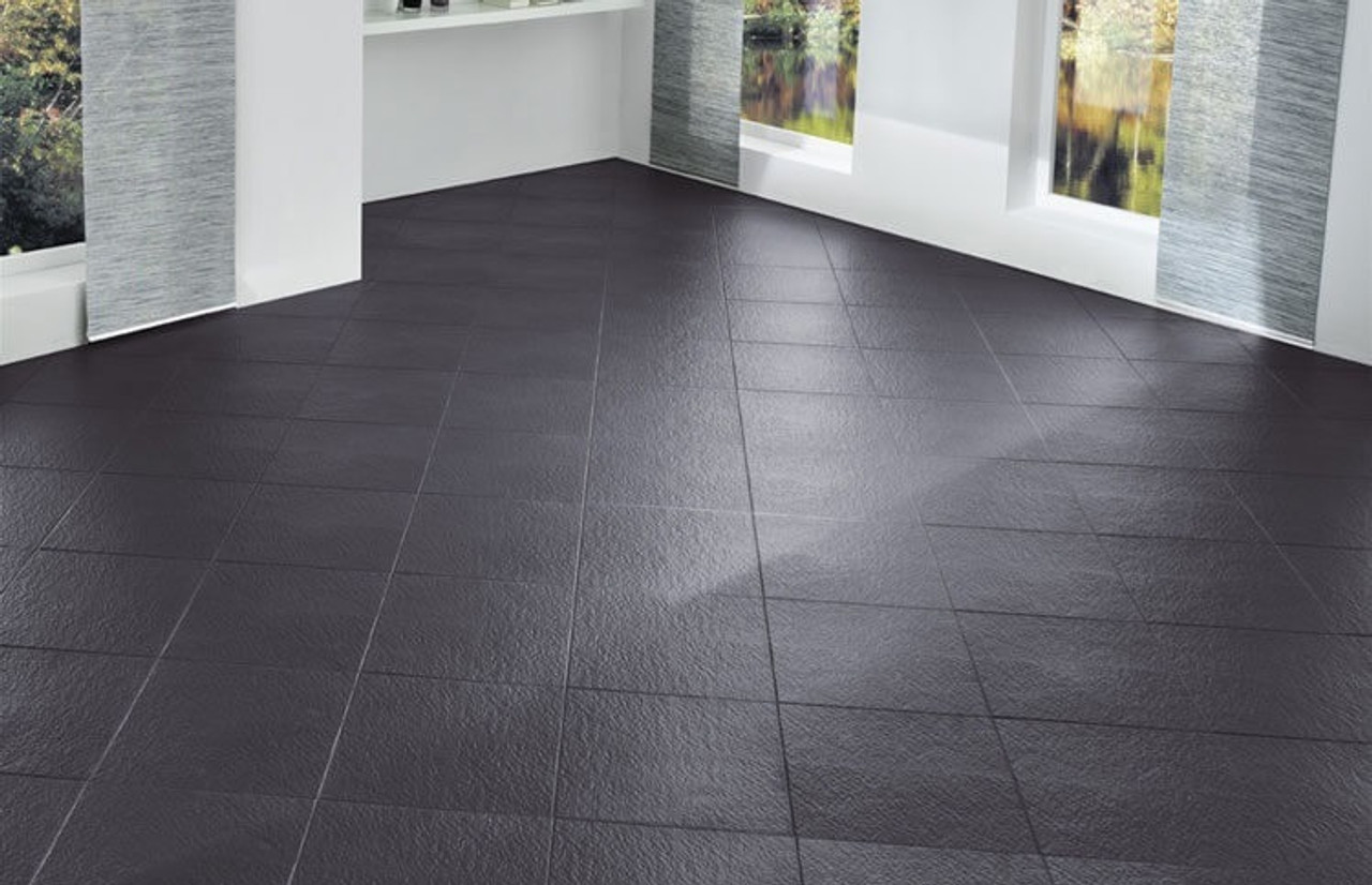 Perfection Floor Tile HomeStyle Slate Flexible Interlocking tiles.