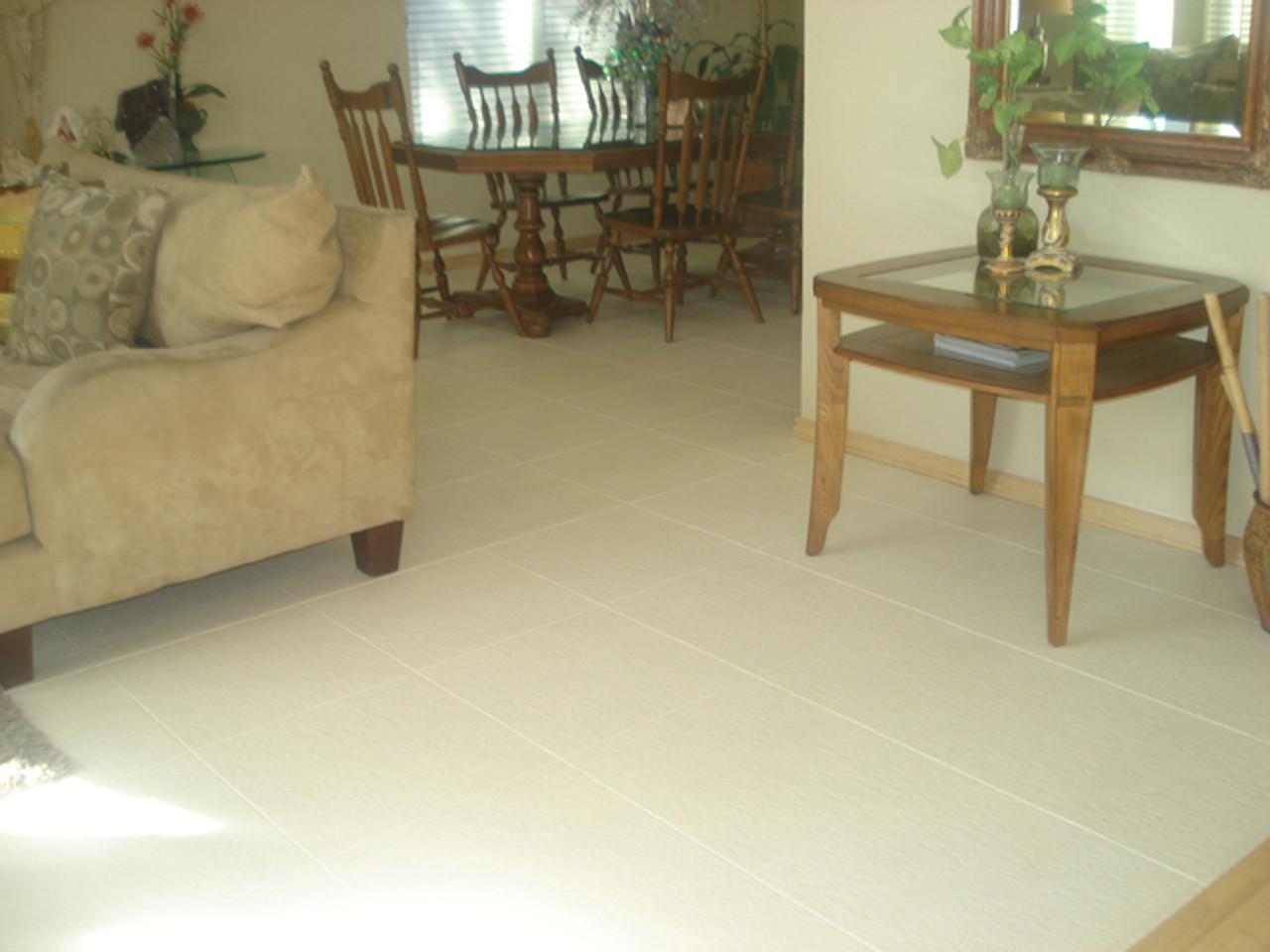 Perfection Floor Tile Sandstone, Home Style Slate Tile Used in living room