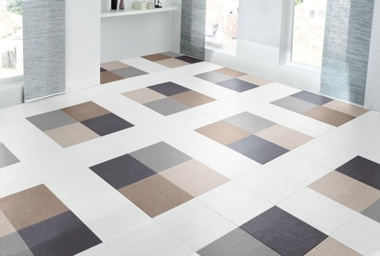 Perfection Floor Tile HomeStyle Slate Pattern, flexible interlocking tiles.