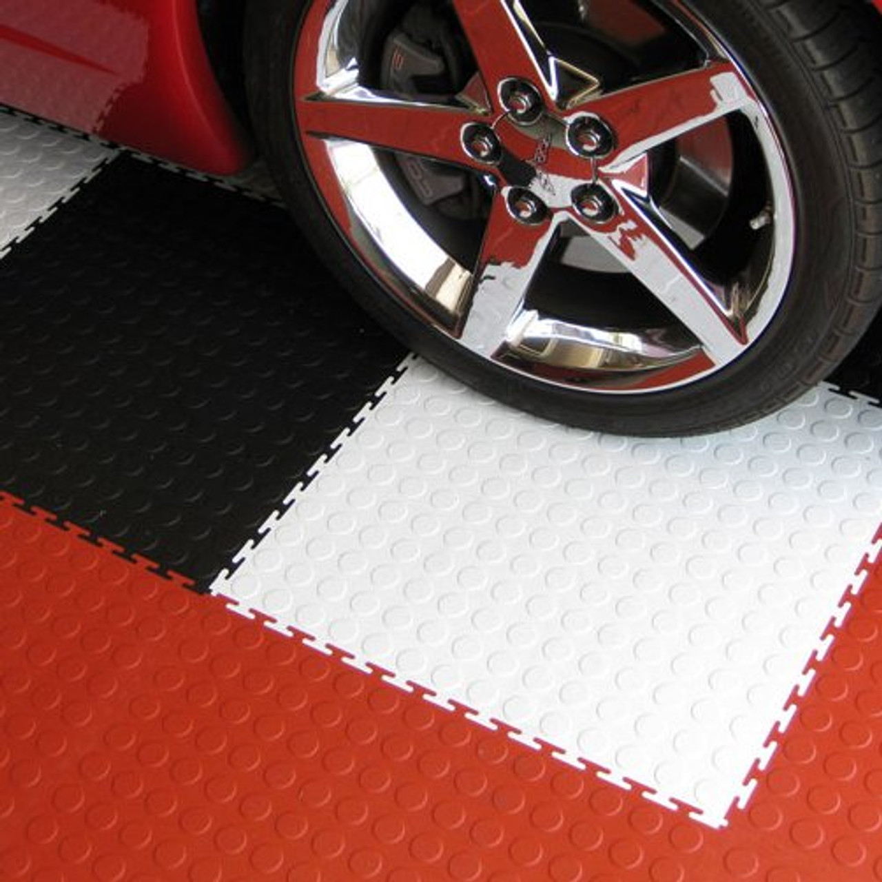 Perfection Floor Tile Coin Pattern Garage Flooring