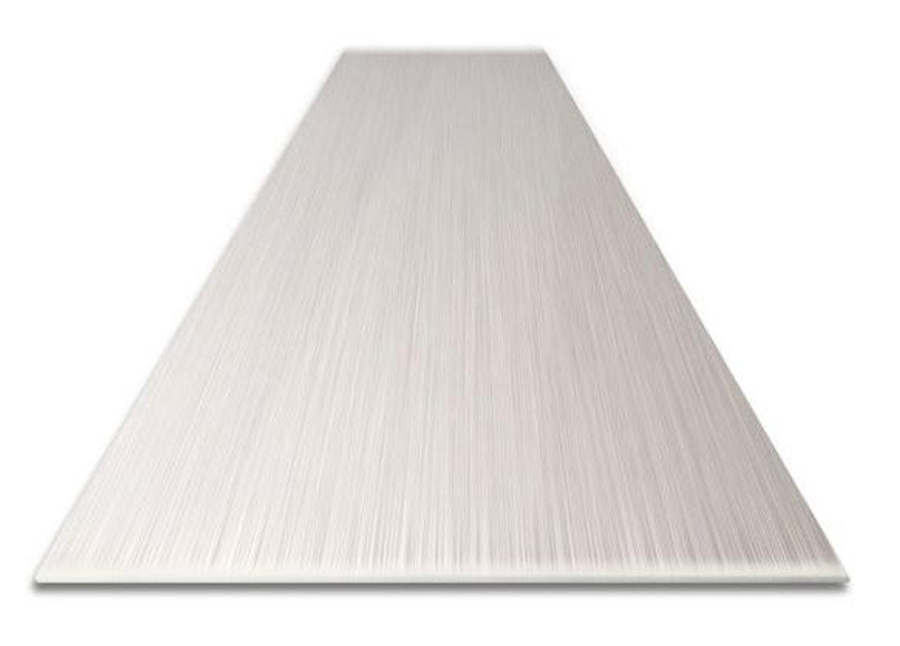 Brushed Aluminum 16 GA Wall Base (Heights: 2", 4", 4-3/4", 6", 8")  