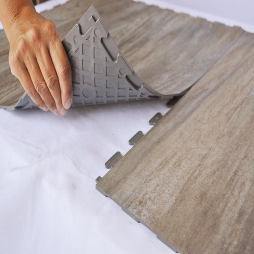 Perfection Floor Tile Wood Grain - Deadwood Collection | 6 Tiles/ Case | 16.62 SQFT/ Case 