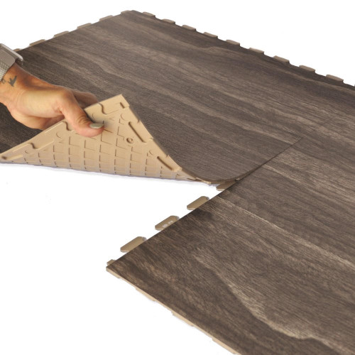  Perfection Floor Tile Wood Grain - Breckenridge Collection | 6 Tiles/ Case | 16.62 SQFT/ Case 
