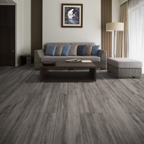 Perfection Floor Tile Wood Grain - Ash or 6 Tiles/ Case or 16.62 SQFT/ Case
