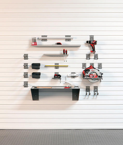 Rubbermaid FastTrack Garage Wall Storage Slat Panel System Paper