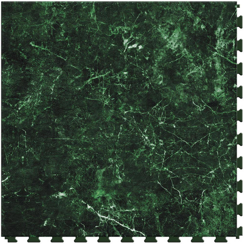 Perfection Floor Tile Natural Stone - Emerald Green Marble or 6 Tiles/ Case or 16.62 SQFT/ Case