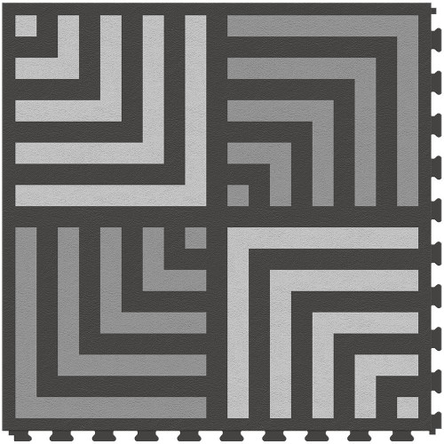 Perfection Floor Tile - Deco Bold or 6 Tiles / Case or 16.62 SQFT/ Case