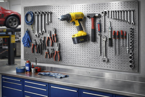 Stainless Steel Peg Board