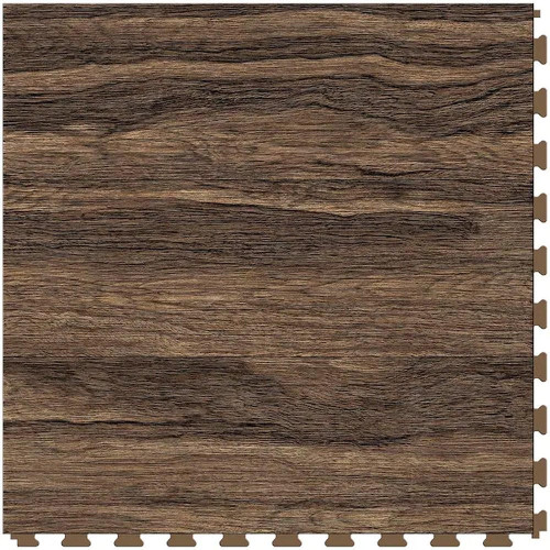 Perfection Floor Tile Wood Grain - Vintage Jungle Wood or 6 Tiles/ Case or 16.62 SQFT/ Case