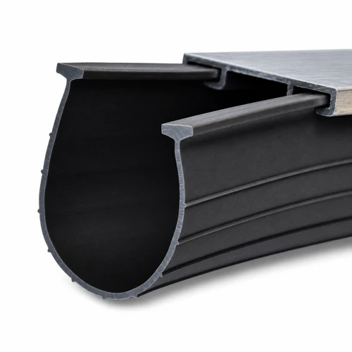 Vinyl Seal 1/4 T-End 4 BY THE FOOT Black or Grey