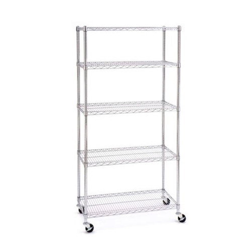 Solid Stainless Steel Shelving - 36 x 18 x 72