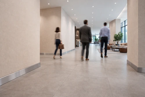Aluminum Wall Base Molding Lobby