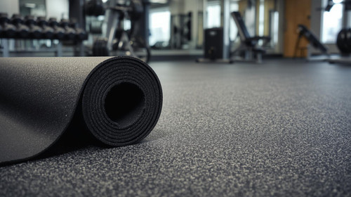 RUBBERlogix GYMlogix Rubber Roll 9MM 48" W x Custom Length