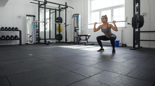 RUBBERlogix GYMlogix Rubber Tiles 24" x 24" x 12MM