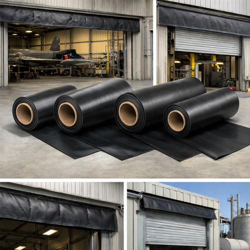 Overhead Doors Rubber Sheeting Rolls EPDM rubber or Neoprene