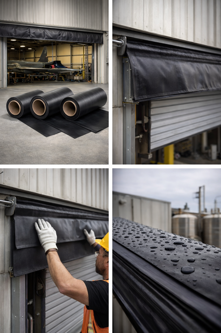 Rubber Sheeting Applications Overhead Doors