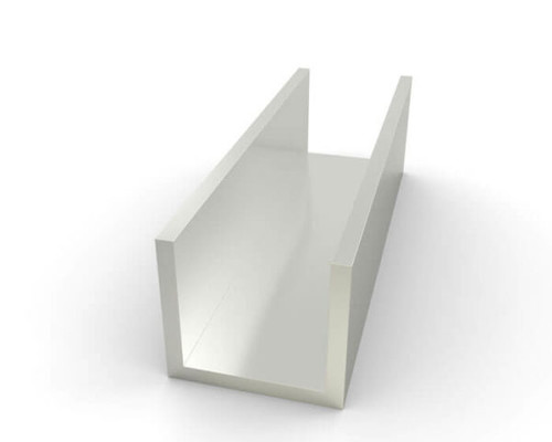 Aluminum Channel – 9/16″ Leg x 5/8″ OD x 1/2″ ID x 1/16″ Wall