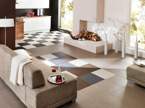  Perfection Floor Tile Slate - Antique Brown | 6 Tiles/ Case | 16.62 SQFT/ Case 