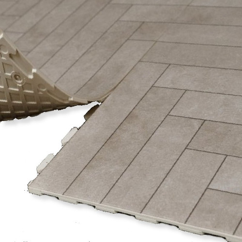 Perfection Floor Tile Natural Stone Chevron Collection 20" x 20" x 5MM