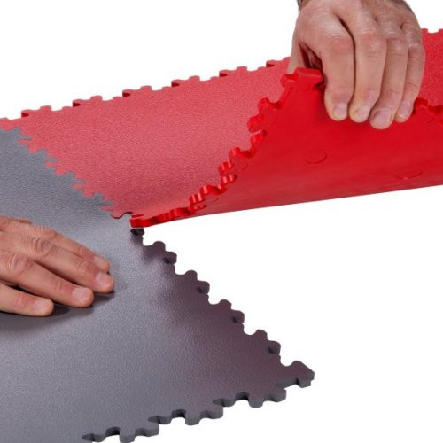 SupraTile Smooth Texture Dovetail Flexible Interlocking Tiles 4.5MM