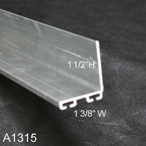 Aluminum Garage Door Bottom Seal Retainer 1 3 8 X 1 1 2 L Shaped A1315 01 W