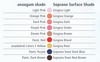 anaxgum > Soprano Surface Color Conversion Chart