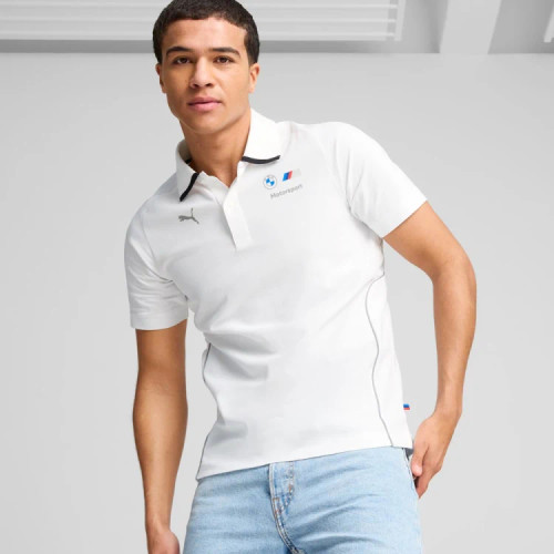 PLAYERA BLANCA BMW MMS POLO